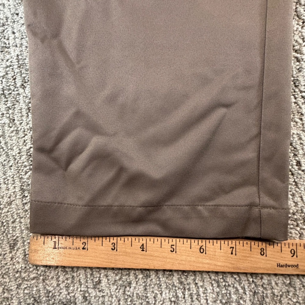 Oak Hill Dress Pants Mens 44x30 Brown Pleated Front Trousers DXL - Picture 7 of 7